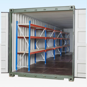 Adjustable Heavy Duty Three Tier Container Racking (5 Bays)