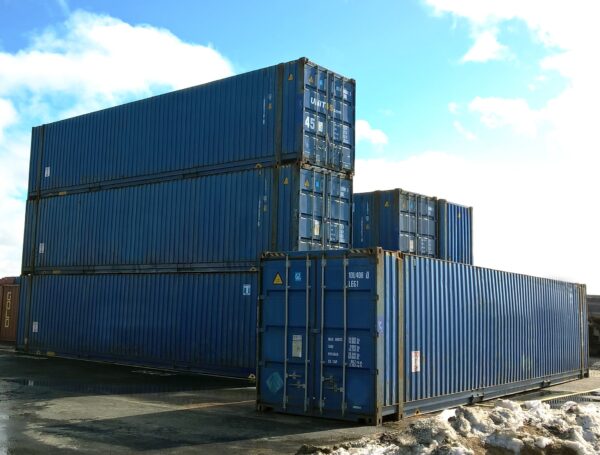 45′ HCPW Shipping Container Blue (RAL 5013)