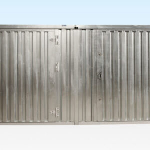 3M X 4.2M Side Linked Flat Pack Container Bundle (Galvanised)