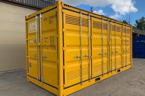 30ft x 8ft Shipping Container (One Trip) – Yellow - Image 2