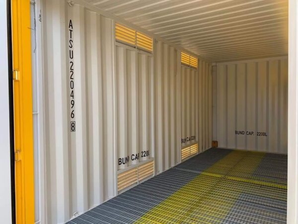 30ft x 8ft Shipping Container (One Trip) – Yellow - Image 4